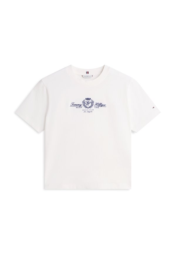 Tommy Hilfiger VARSITY CREST MDRN C-NK SS TEE - VARSITY CREST