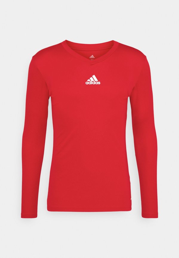 adidas Performance TEAM BASE TEE - Long sleeved top - red