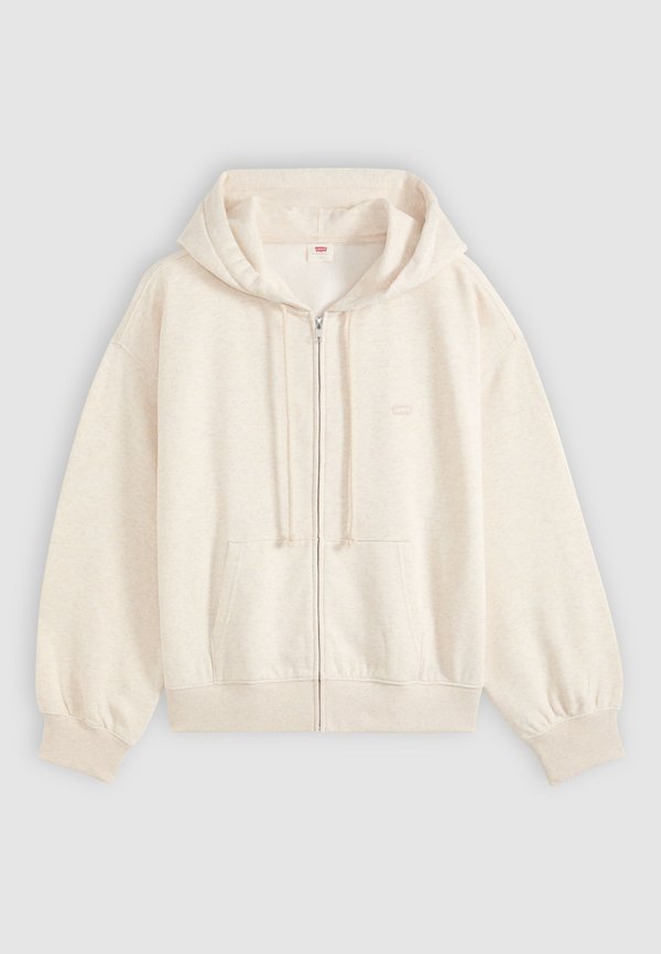 Levi's® EVERYDAY FULL ZIP HOODIE - Zip-up sweatshirt - oatmeal heather