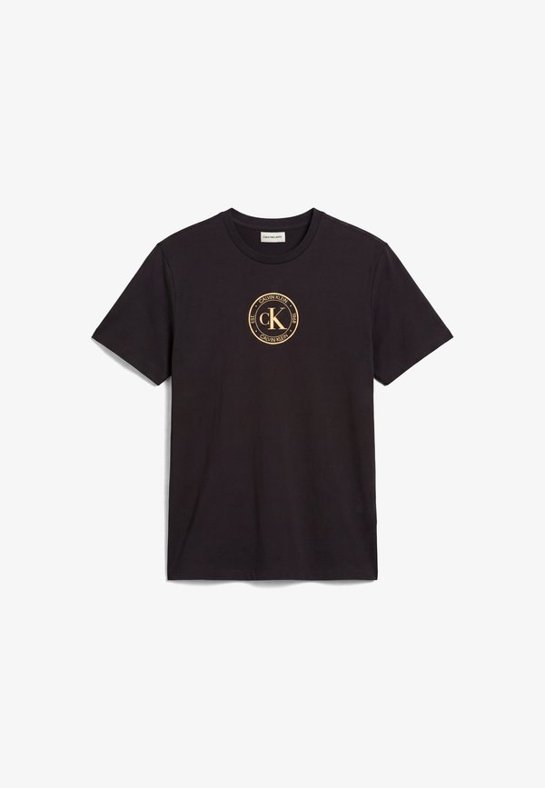 Calvin Klein Jeans CREST GRAPHIC - Print T-shirt - black