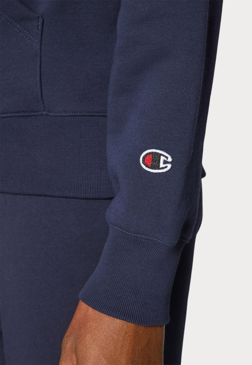 Champion ICONS FULL ZIP HOODIE SMALL LOGO