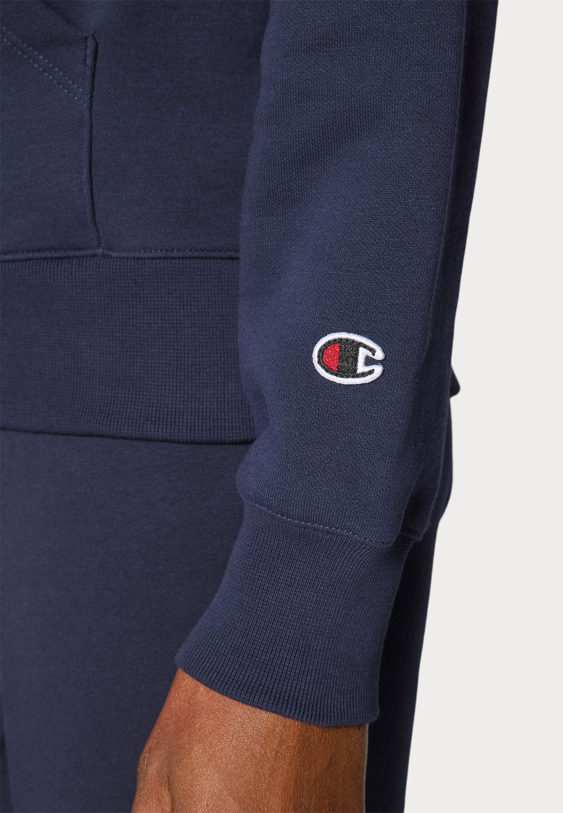 Champion ICONS FULL ZIP HOODIE SMALL LOGO