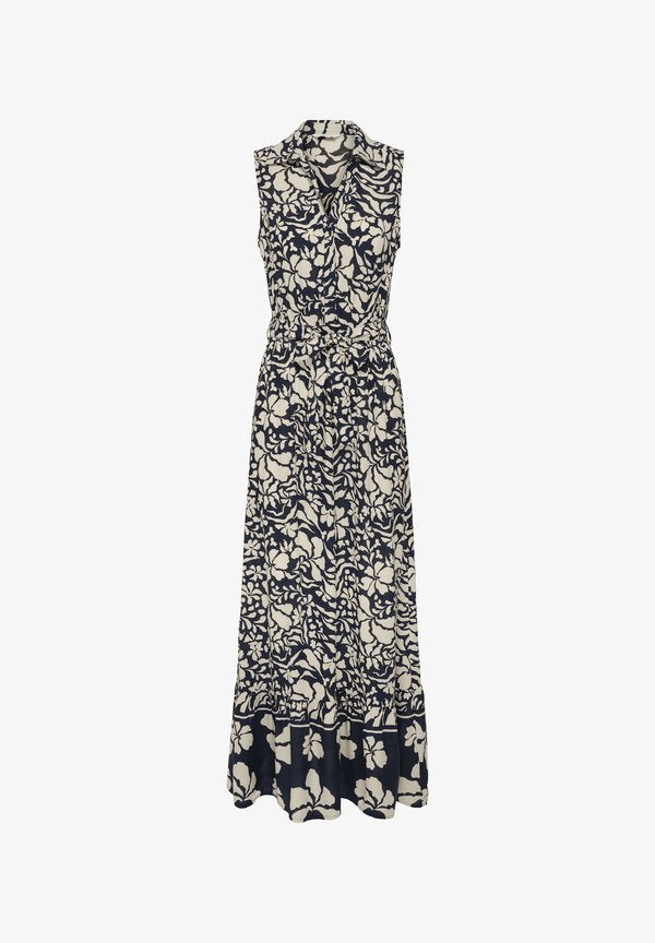 ONLY ONLVIBE Long - Shirt dress - night sky aopcd narri prinit