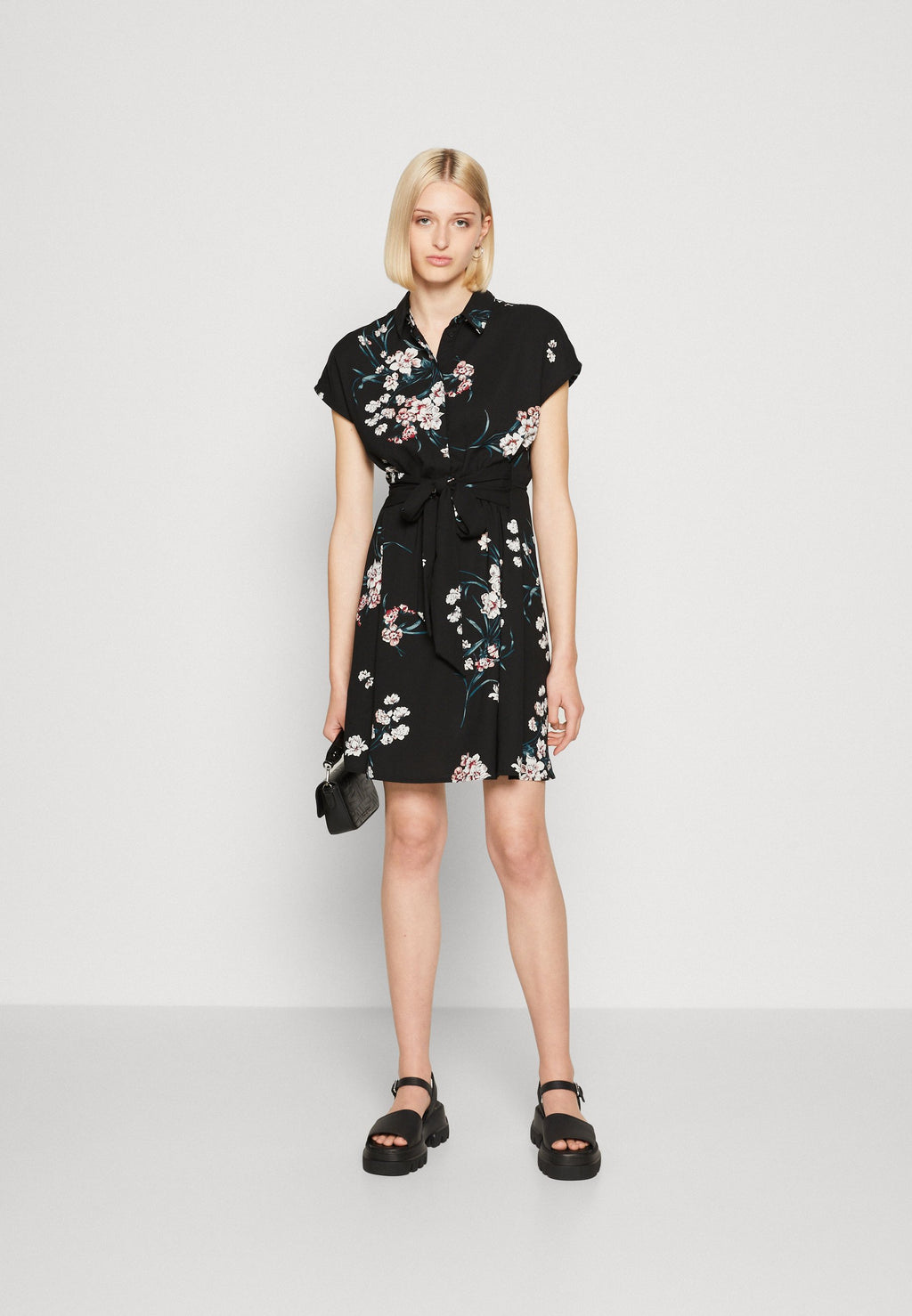 Vero Moda VMHALLIE TIE SHORT DRESS