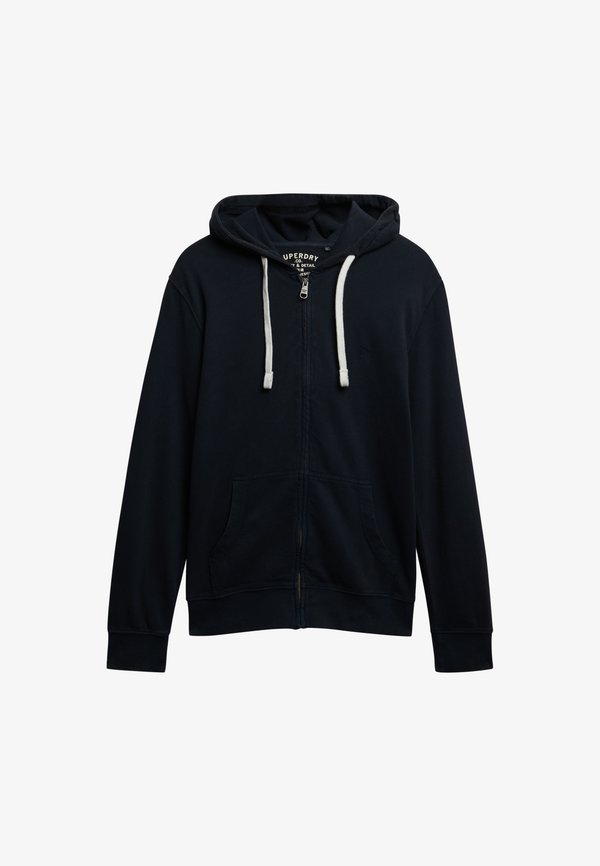 Superdry & Co SUPERDRY CLASSIC ESSENTIAL ZIP HOODIE.. - Zip-up sweatshirt - bradley navy