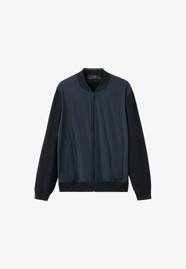 Mango Bomber Jacket - royal blue
