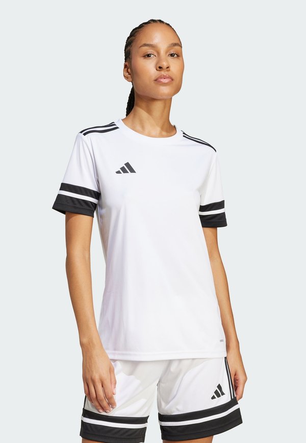 adidas Performance SQUADRA25 SHORT SLEEVE - Sports T-shirt - white black