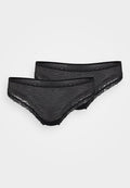 ONLY ONLDELICATE BRAZIL 2 PACK  - Briefs - black