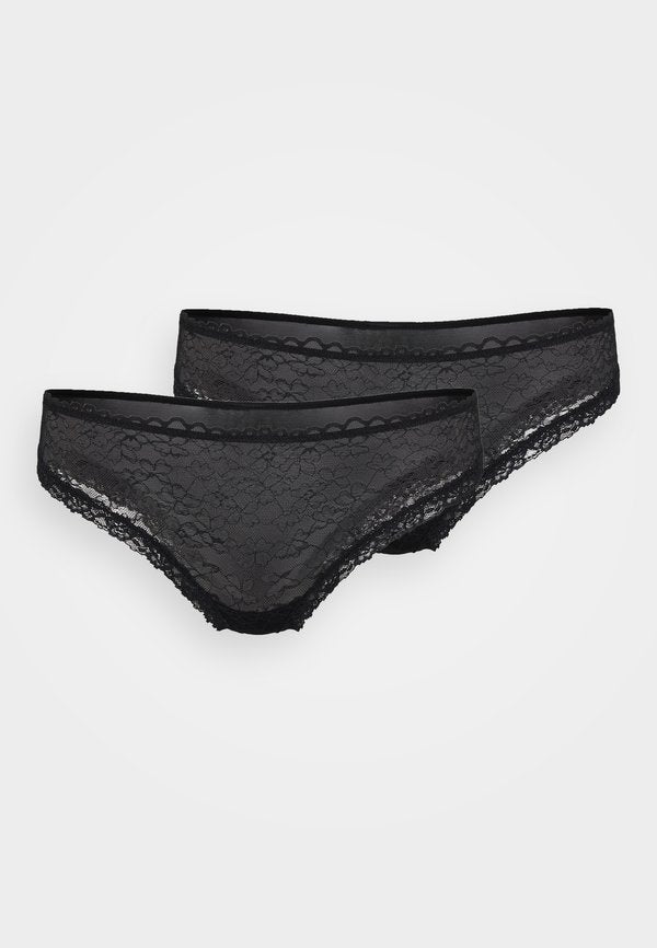 ONLY ONLDELICATE BRAZIL 2 PACK  - Briefs - black