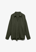 Vero Moda VMMELANEY QUEENY LS SHIRT WVN NOOS - Button-down blouse - forest night