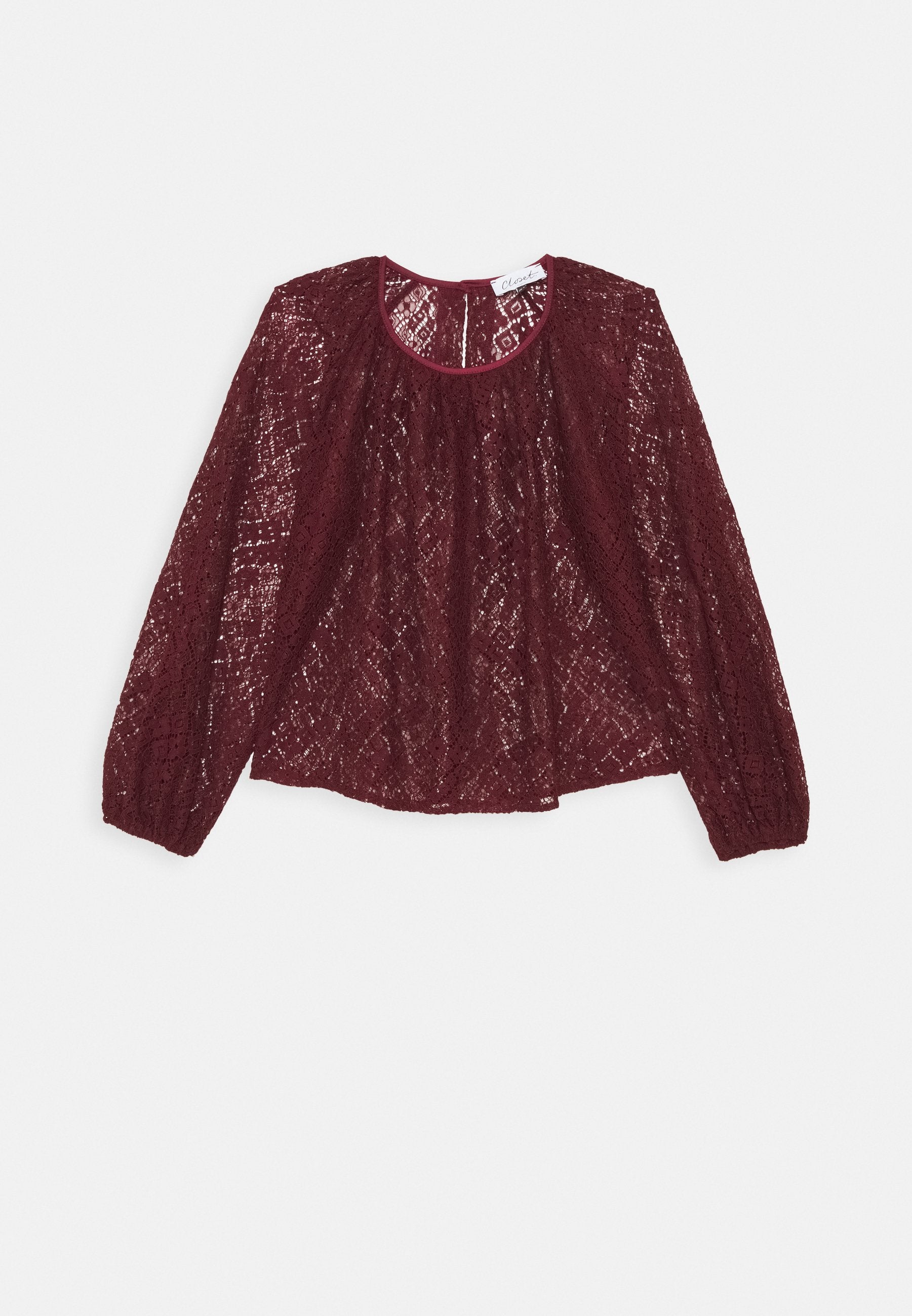 Closet CLOSET GATHERED NECK BLOUSE