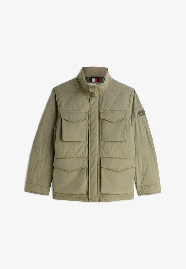 Tommy Hilfiger TOMMY HILFIGER PACKABLE QUILTED FIELD JACKET - Light jacket - ghost fern