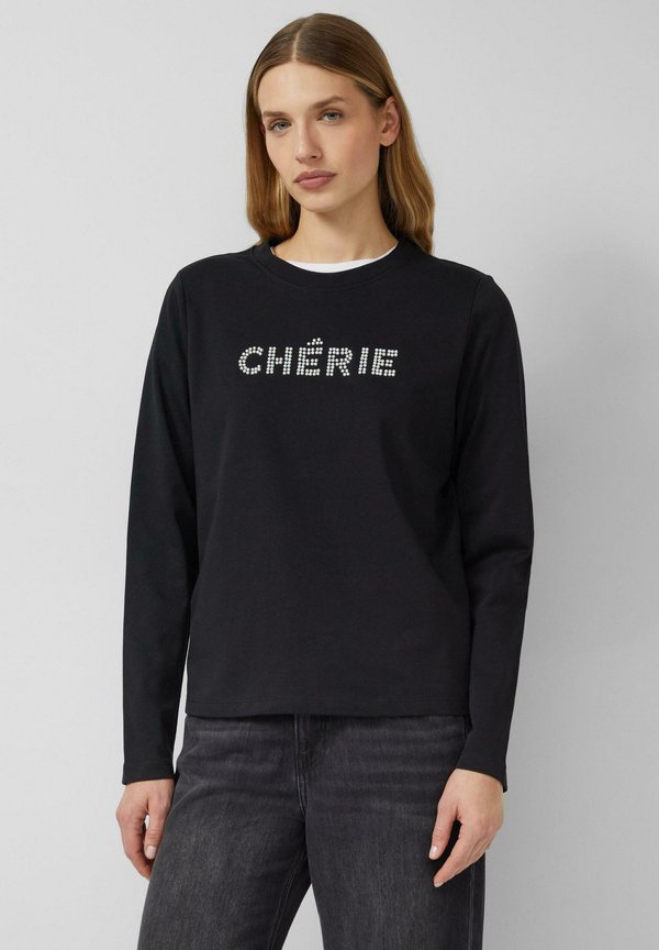 s.Oliver Long sleeved top - schwarz