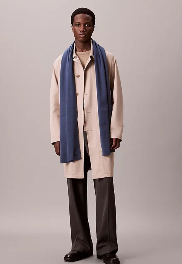 Calvin Klein MONOGRAM EMBROIDERY UNISEX - Scarf - dark blue
