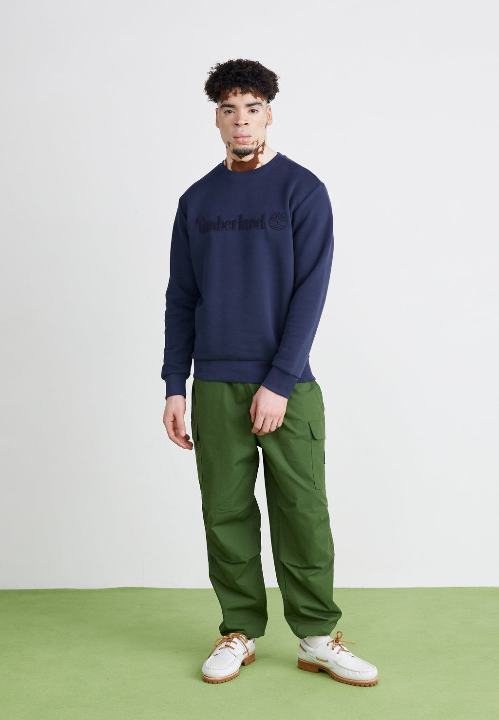 Timberland EMBROIDERY TONAL CREW NECK