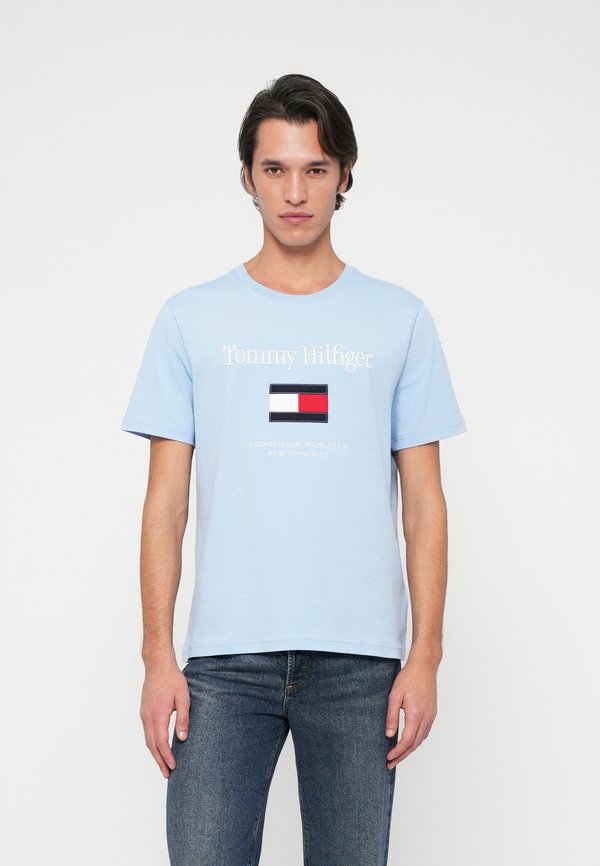 Tommy Hilfiger FLAG - Print T-shirt - well water