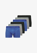 Jack & Jones RETRO 6ER PACK ORDINARY - Trunks - schwarz grau blau