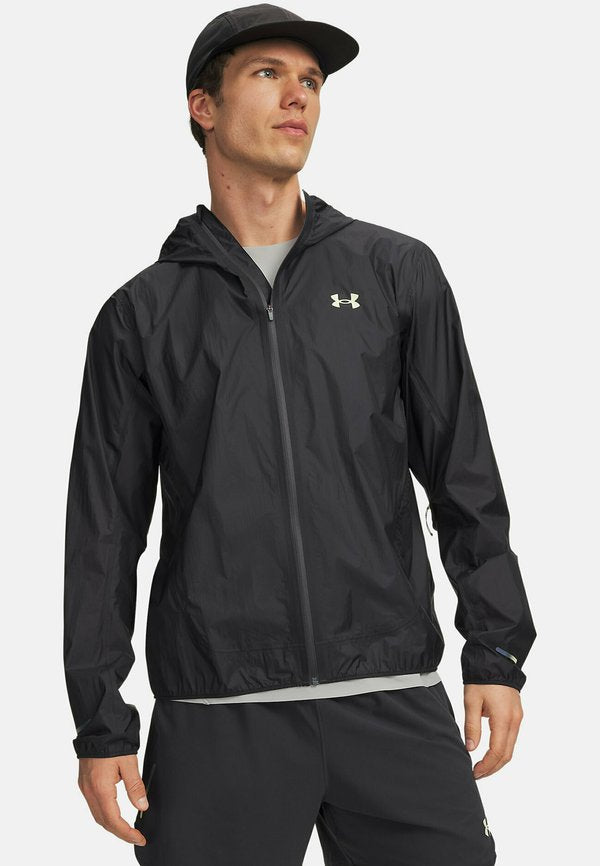 Under Armour EXPLOR TRAIL RUN - Waterproof jacket - anthracite