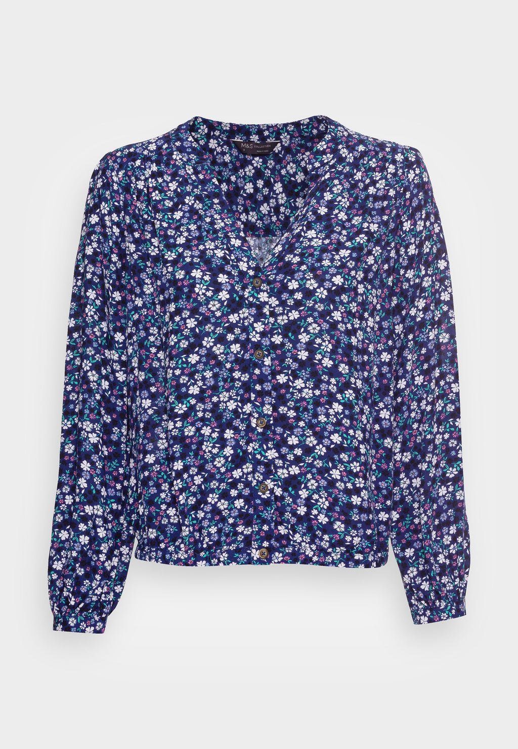 Marks & Spencer BUBBLE HEM BLOUSE