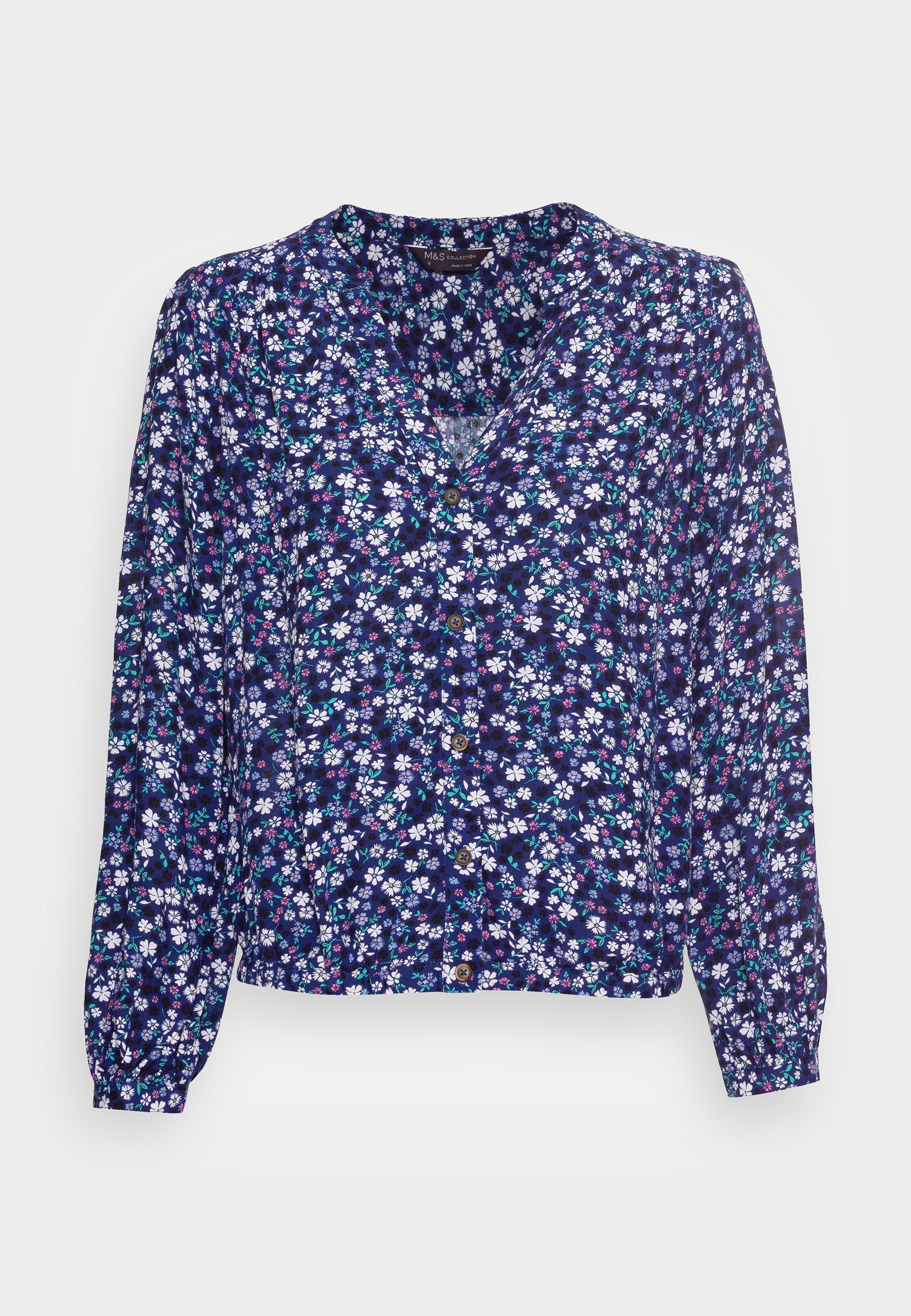 Marks & Spencer BUBBLE HEM BLOUSE