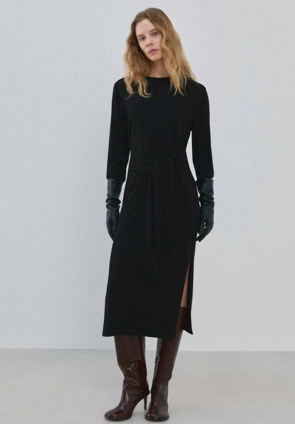 Mango Jumper dress - black