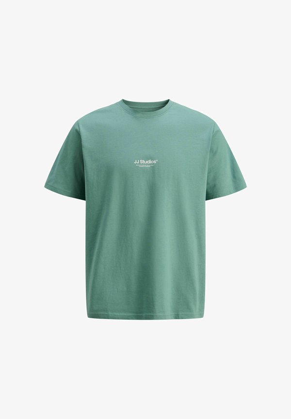 Jack & Jones JJESOHO TEE SS CREW NECK NOOS - Print T-shirt - mineral blue