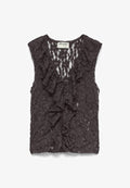 Vero Moda AWKIENNA - Top - chocolate torte