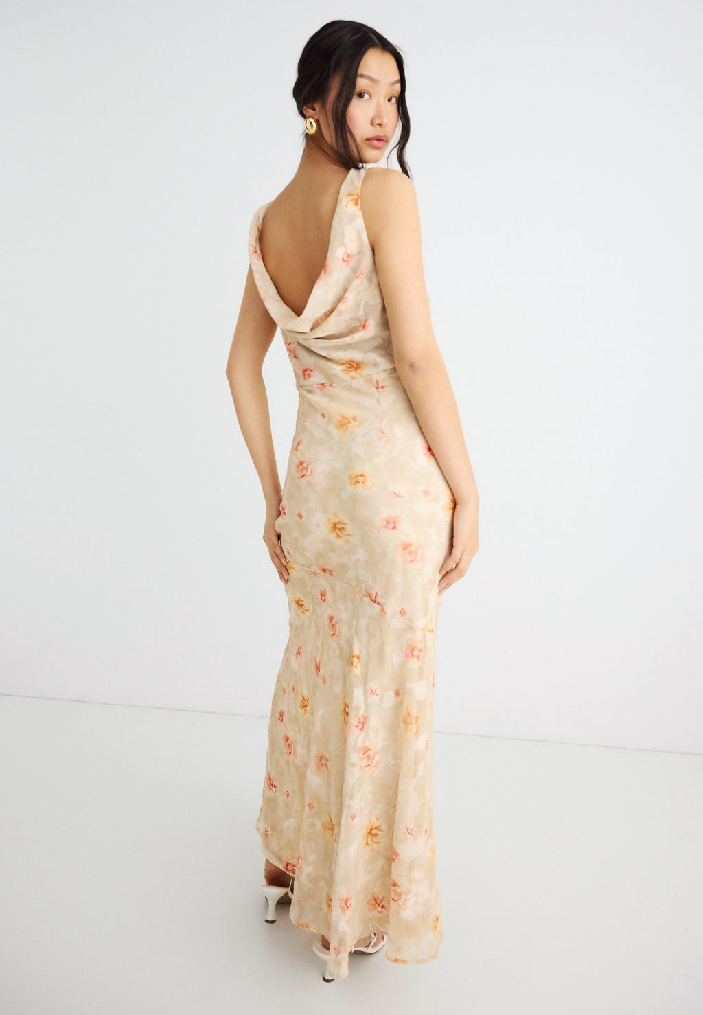 Gina Tricot DRAPED BACK DRESS