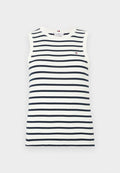 Tommy Hilfiger SLIM CREW NECK TANK TOP - Top - breton ecru/dark night navy