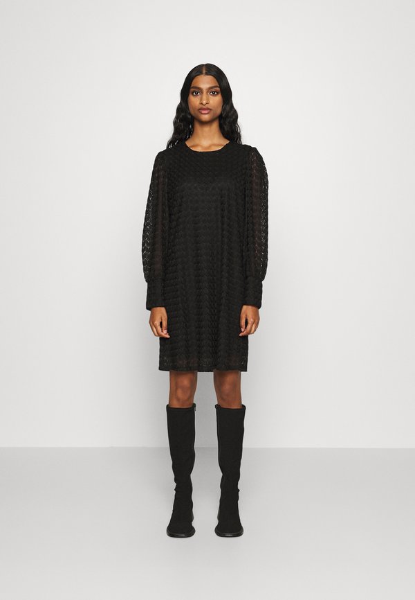 Vero Moda Petite VMBECCA SHORT DRESS - Jumper dress - black