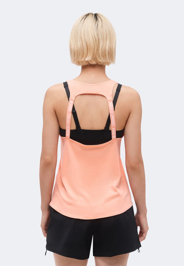 Nike Performance TANK ELASTIKA - Top - crimson bliss/white