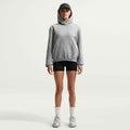 Nike Sportswear W NK STDO FLC MW STD PO HDY - Hoodie - dk grey heather/sail
