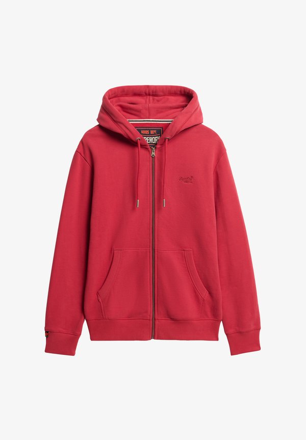 Superdry & Co SUPERDRY - Zip-up sweatshirt - prep red