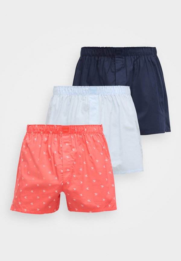 Calvin Klein Underwear 3 PACK - Boxer shorts - dark blue/red/light blue