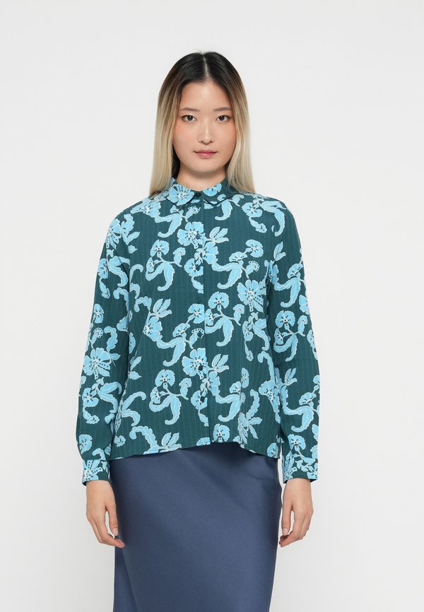 Vero Moda VMGINAS BETINE  - Button-down blouse - mediterranea