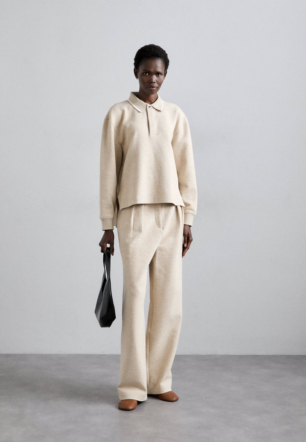 Proenza Schouler White Label TRISTAN PANT IN CLOQUE