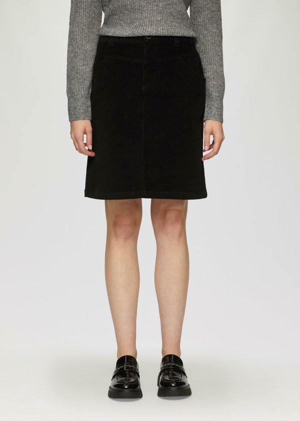 s.Oliver Pencil skirt - schwarz