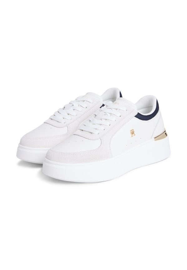 Tommy Hilfiger SATIN CUFF PLATFORM TRAINERS