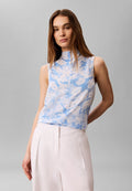 Calvin Klein Blouse - halftone floral marina tofu