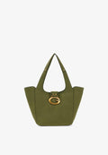 Guess CAMDEN UMHÄNGET - Handbag - grün