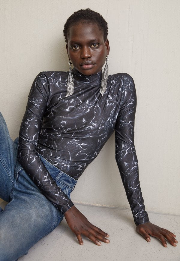 Han Kjøbenhavn CHROME TRIBAL BODYSUIT