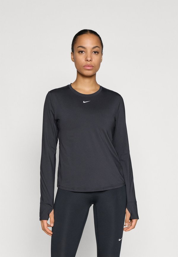Nike Performance ONE CLASSIC - Long sleeved top - black/white