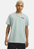 Under Armour HEAVYWEIGHT ARMOUR LABEL - Basic T-shirt - enamel blue