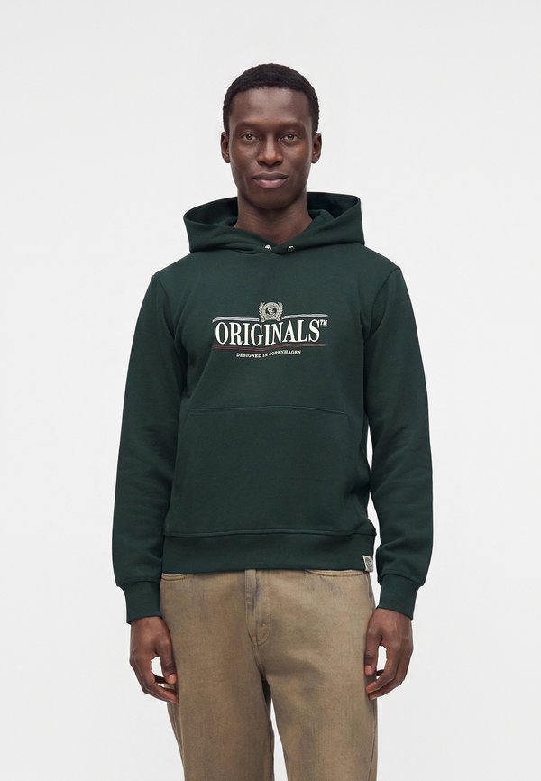 Jack & Jones JORFREDERIKSBERG GRAPHIC HOOD - Hoodie - pine grove