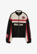 Bershka RACING - JACKET - Denim jacket - black
