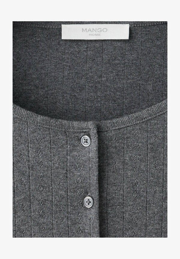Mango ADULT - Pyjama top - grey