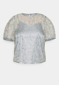 VILA VISIGNE FLOWER SEQUINCE TOP