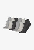 Puma UNISEX QUARTER 12ER PACK  ECOM LOGO - Socks - grau