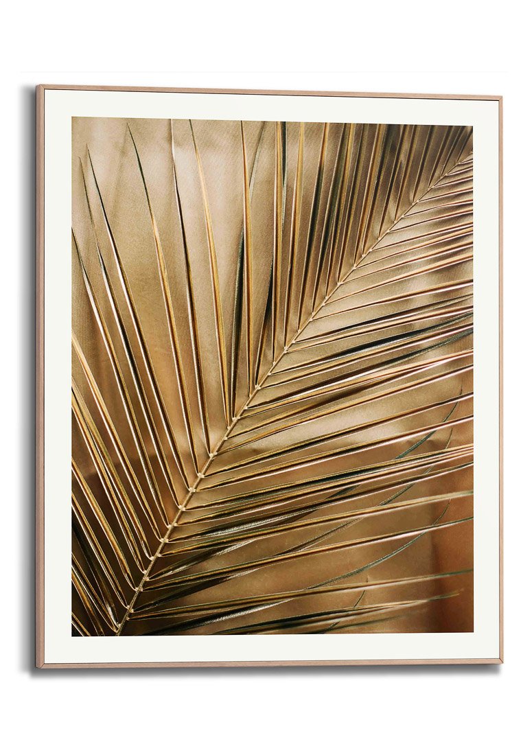 Orange Wallz GOLDEN PALM LEAF