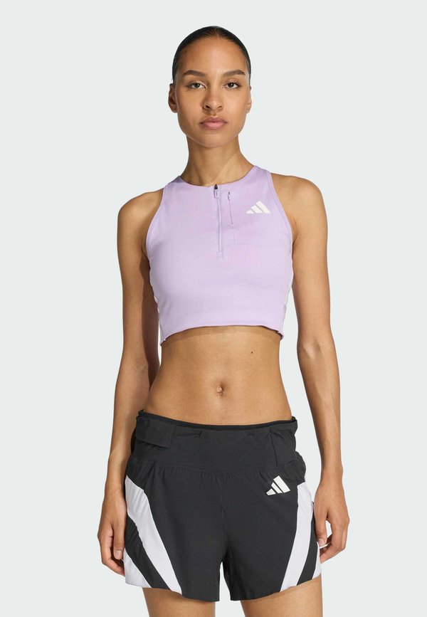 adidas Performance ADIZERO CROP W - Top - powder plum